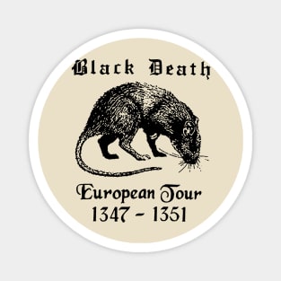 Black Death European Tour Magnet